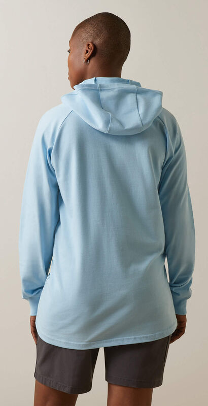 Rebar Cotton Strong Hooded T-Shirt Back